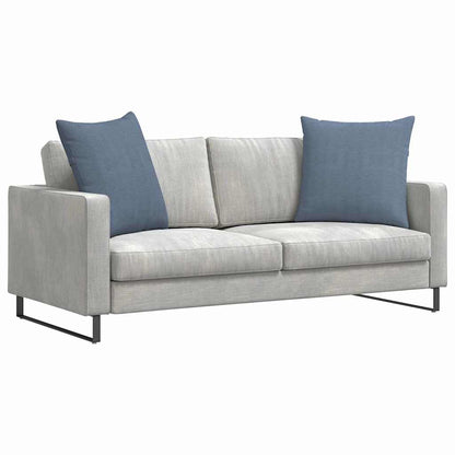 Cuscini da Divano 2 pcs Blu 80 x 80 cm Tessuto in Cords | homemem39
