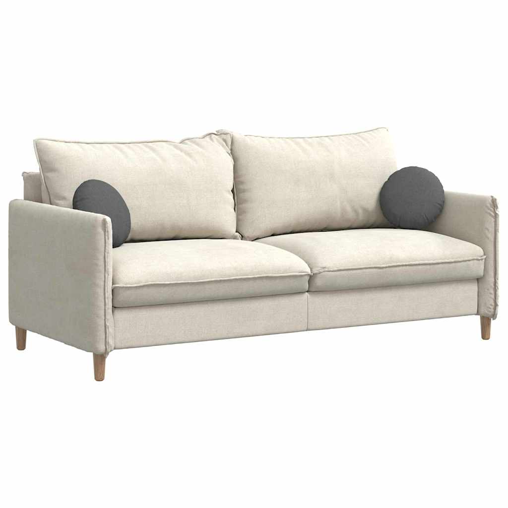 Cuscini per Seduta 2 pcs Grigio scuro Ø30 x 13 cm Tessuto | homemem39