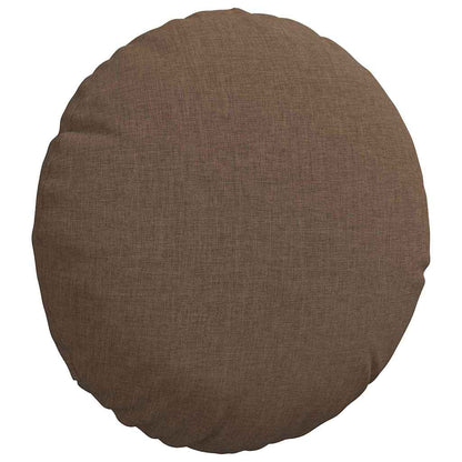 Cuscini per Seduta 2 pcs Marrone Ø30 x 13 cm Tessuto | homemem39