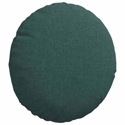Cuscini per Seduta 2 pcs Verde Scuro Ø30 x 13 cm Tessuto | homemem39
