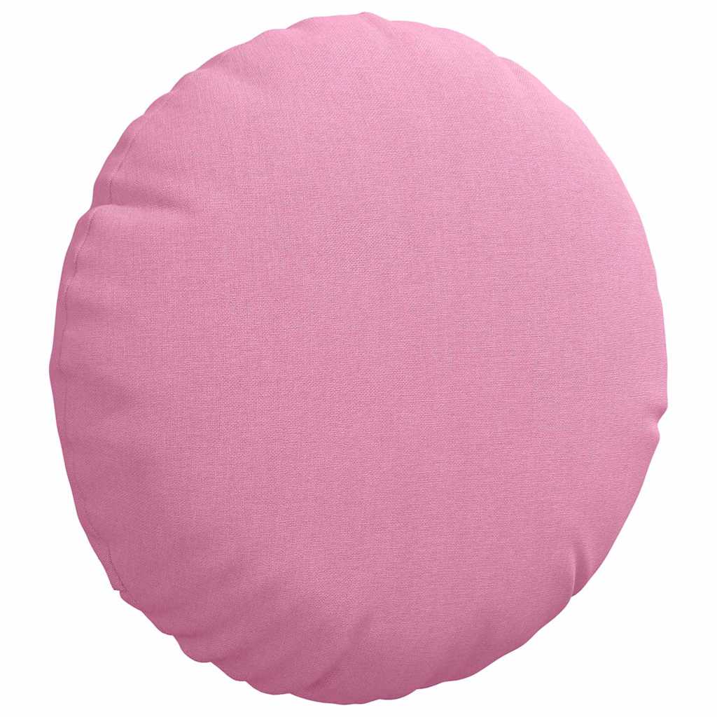 Cuscini per Seduta 2 pcs Rosa Ø30 x 13 cm Tessuto | homemem39