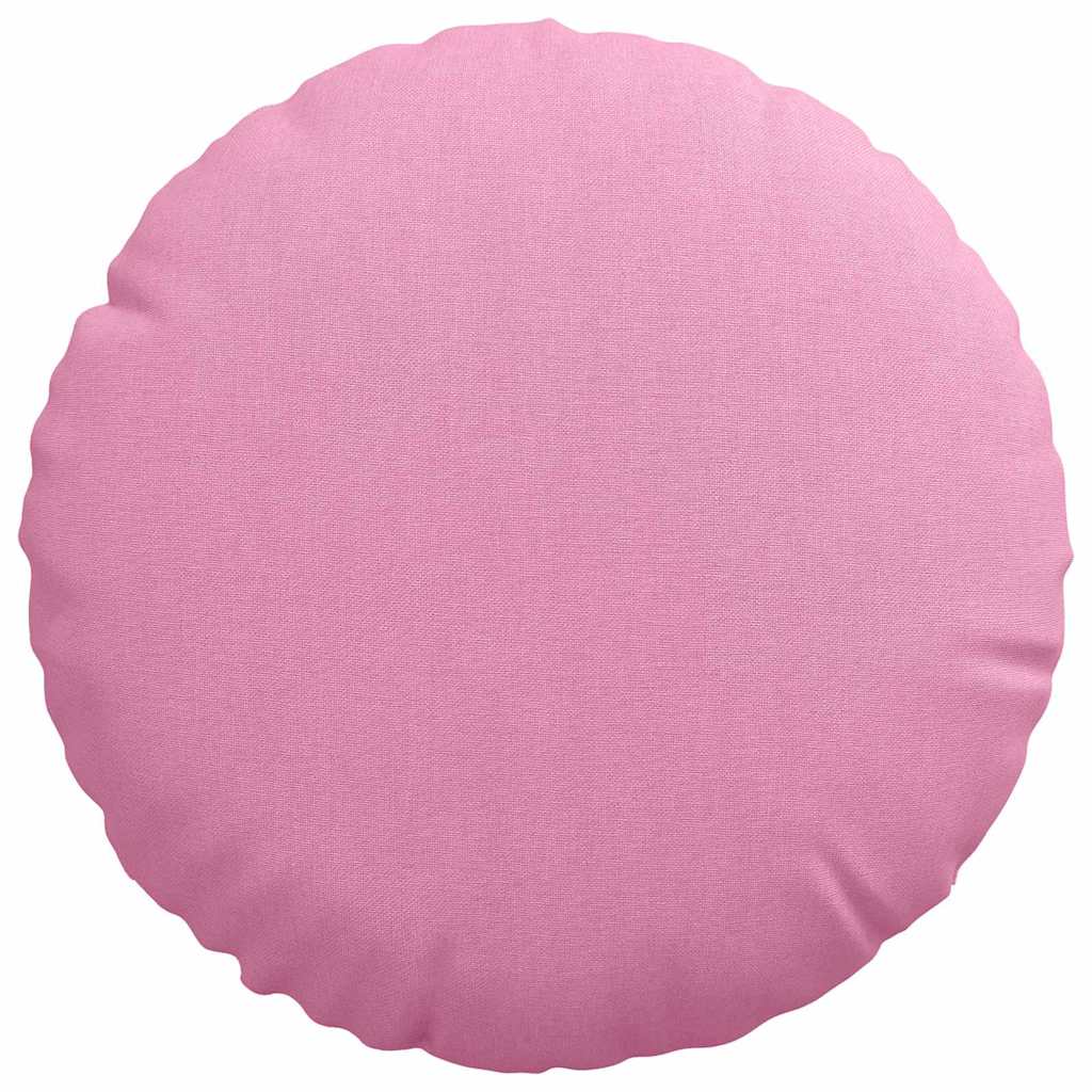 Cuscini per Seduta 2 pcs Rosa Ø30 x 13 cm Tessuto | homemem39