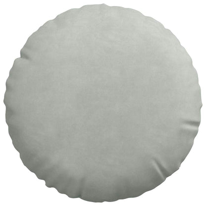 Cuscini per Seduta 2 pcs Grigio chiaro Ø30 x 13 cm Velluto | homemem39