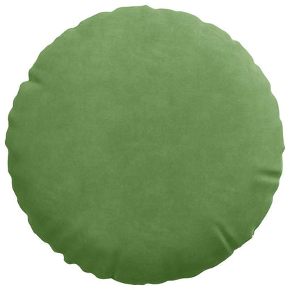Cuscini per Seduta 2 pcs Verde chiaro Ø30 x 13 cm Velluto | homemem39