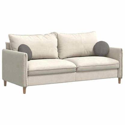 Cuscini per Seduta 2 pcs Grigio chiaro Ø30 x 13 cm | homemem39