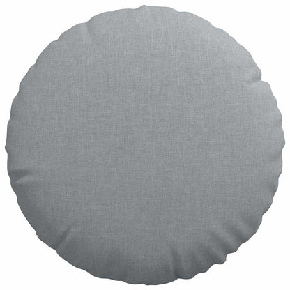 Cuscini per Seduta 2 pcs Grigio chiaro Ø40 x 13 cm Tessuto | homemem39