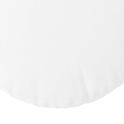 Cuscini per Seduta 2 pcs Bianco Ø40 x 13 cm Tessuto | homemem39