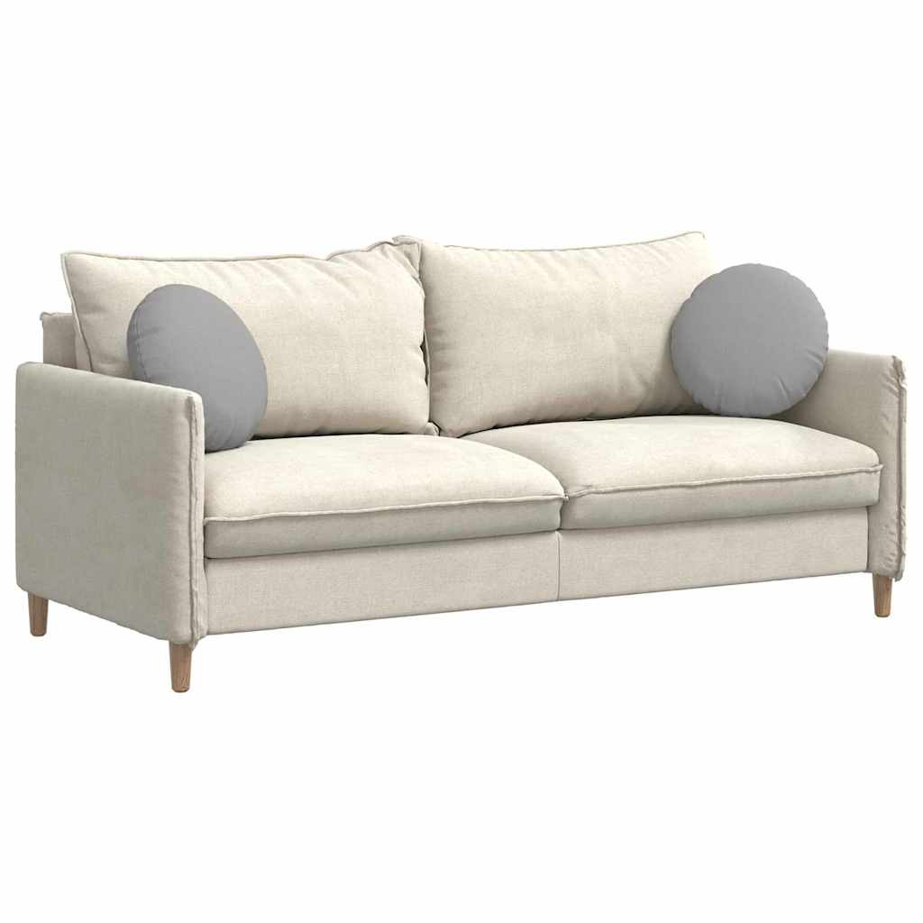 Cuscini per Seduta 2 pcs Grigio Nuvola Ø40 x 13 cm Tessuto | homemem39