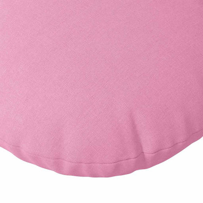 Cuscini per Seduta 2 pcs Rosa Ø40 x 13 cm Tessuto | homemem39