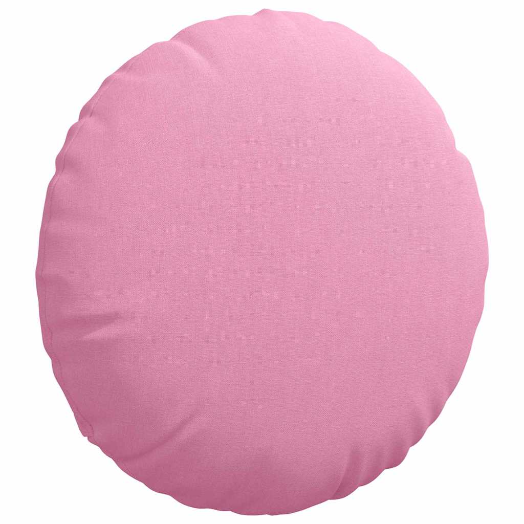 Cuscini per Seduta 2 pcs Rosa Ø40 x 13 cm Tessuto | homemem39