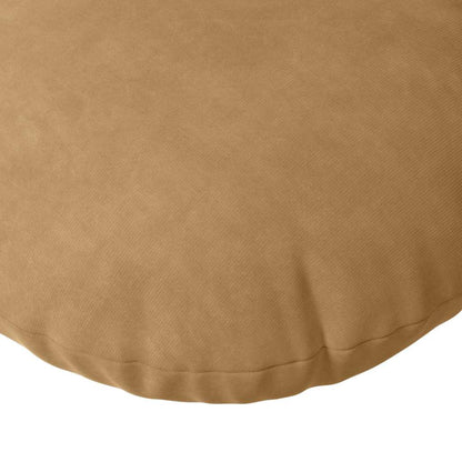 Cuscini per Seduta 2 pcs Marrone Ø 40 x 13 cm Velluto | homemem39