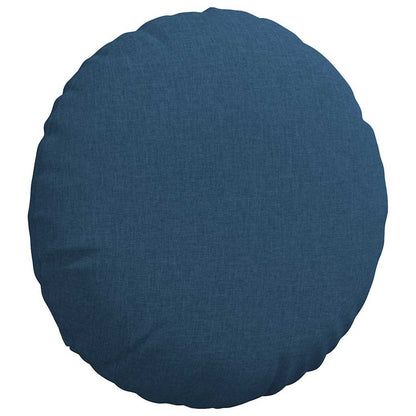 Cuscini per Seduta 2 pcs Blu Ø50 x 19 cm Tessuto | homemem39