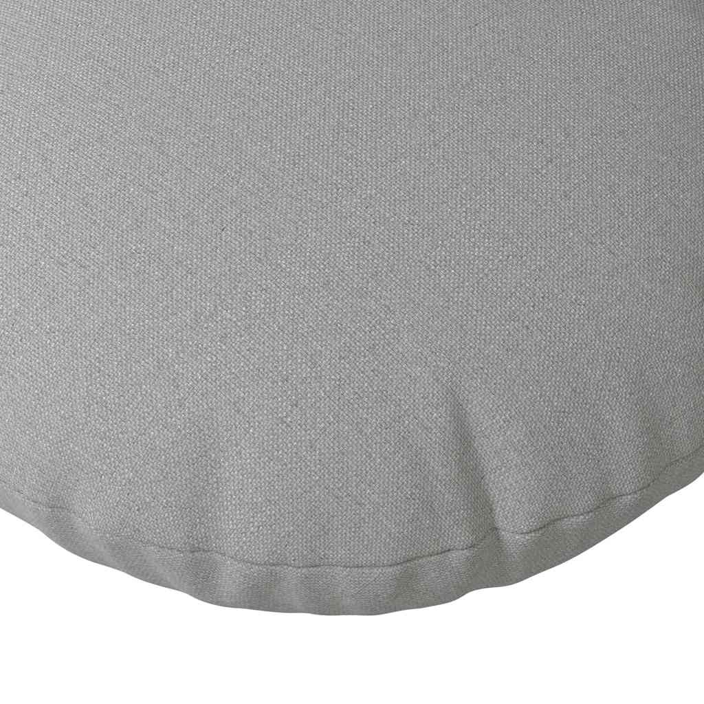 Cuscini per Seduta 2 pcs Grigio Nuvola Ø50 x 19 cm Tessuto | homemem39