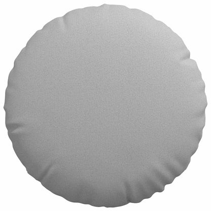 Cuscini per Seduta 2 pcs Grigio Nuvola Ø50 x 19 cm Tessuto | homemem39
