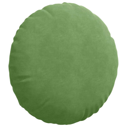 Cuscini per Seduta 2 pcs Verde chiaro Ø50 x 19 cm Velluto | homemem39