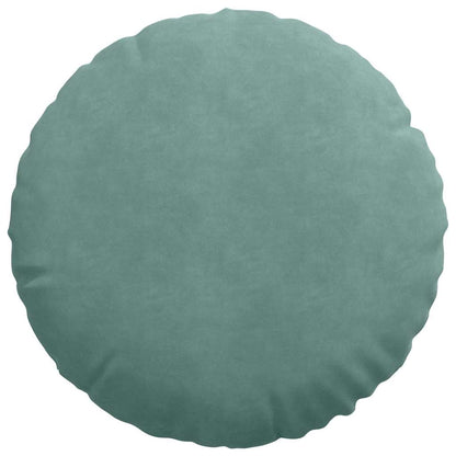 Cuscini per Seduta 2 pcs Verde Mare Ø50 x 19 cm Velluto | homemem39