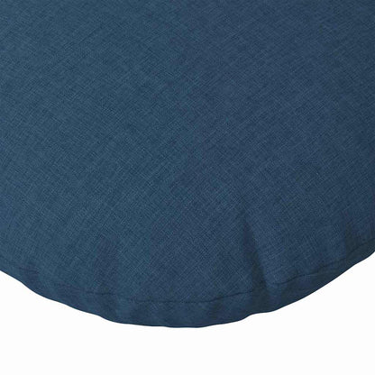 Cuscini per Seduta 2 pcs Blu Ø60 x 21 cm Tessuto | homemem39
