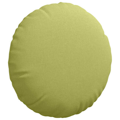 Cuscini per Seduta 2 pcs Verde chiaro Ø60 x 21 cm Tessuto | homemem39