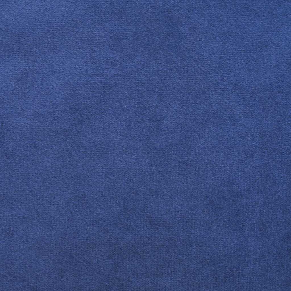 Cuscini per Seduta 2 pcs Blu Polizia Ø60 x 21 cm Velluto | homemem39