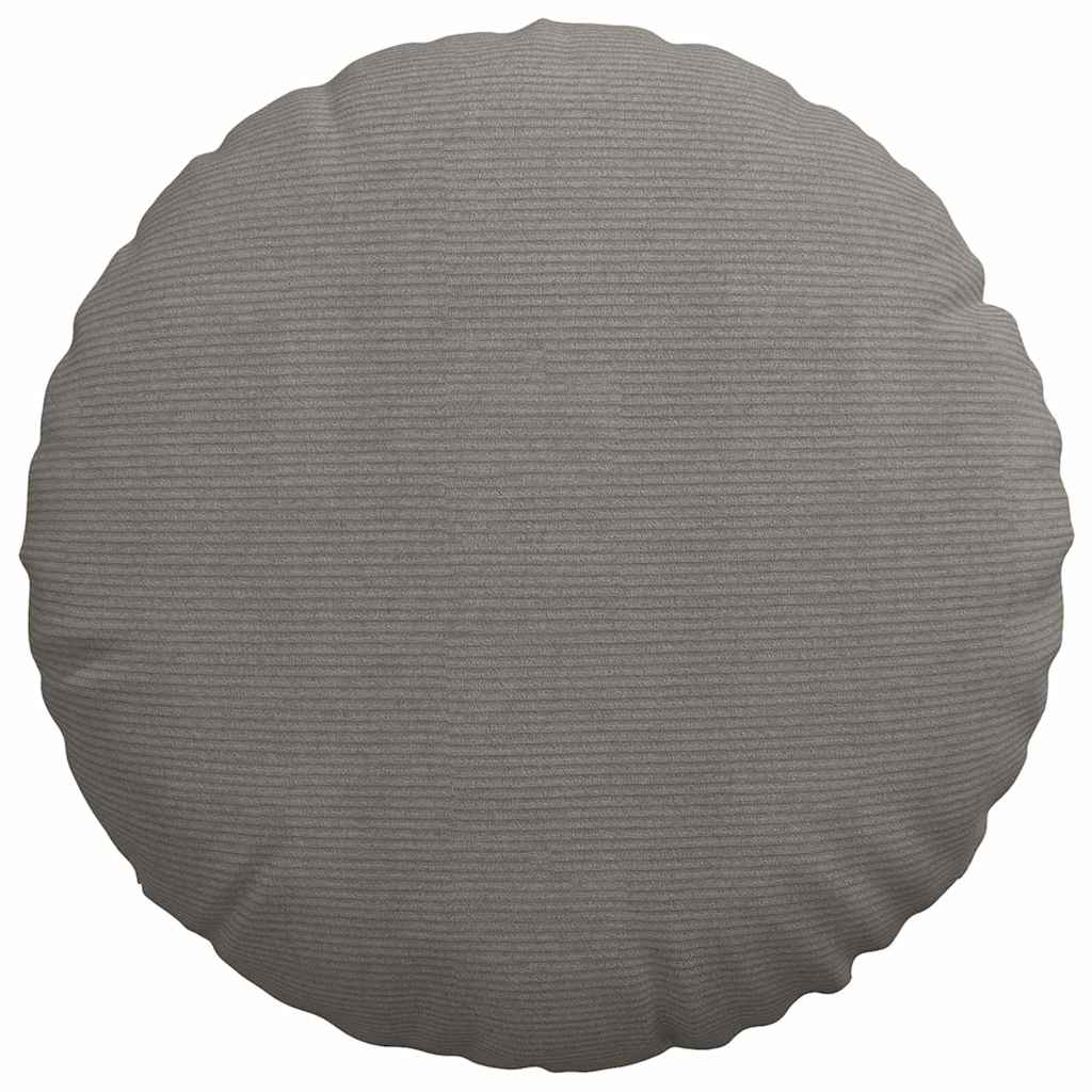 Cuscini per Seduta 2 pcs Grigio chiaro Ø60 x 21 cm | homemem39