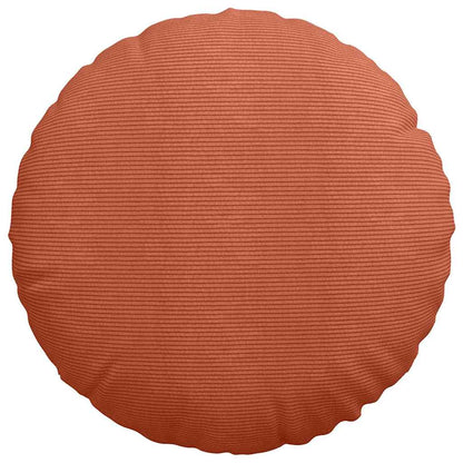 Cuscini per Seduta 2 pcs Rosso Arancio Ø60 x 21 cm | homemem39