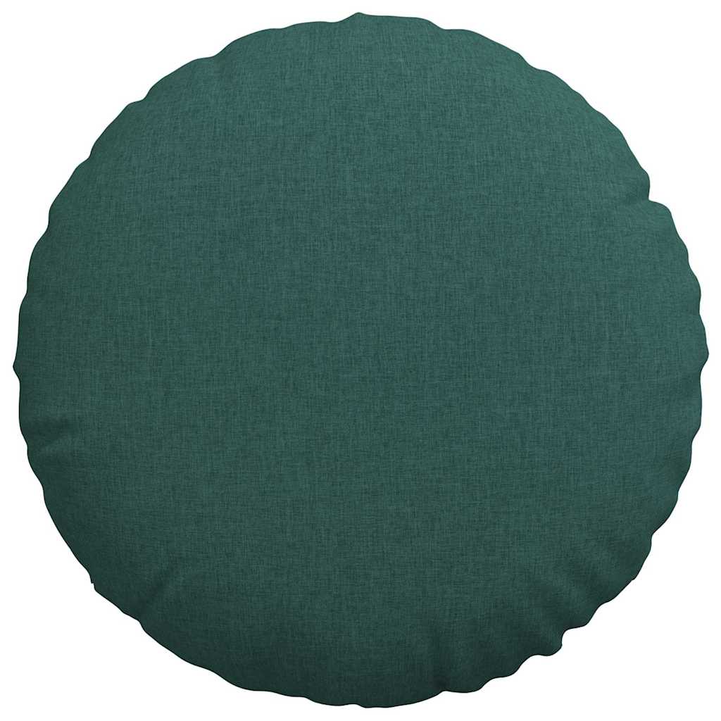 Cuscini per Seduta 2 pcs Verde Scuro Ø80 x 29 cm Tessuto | homemem39
