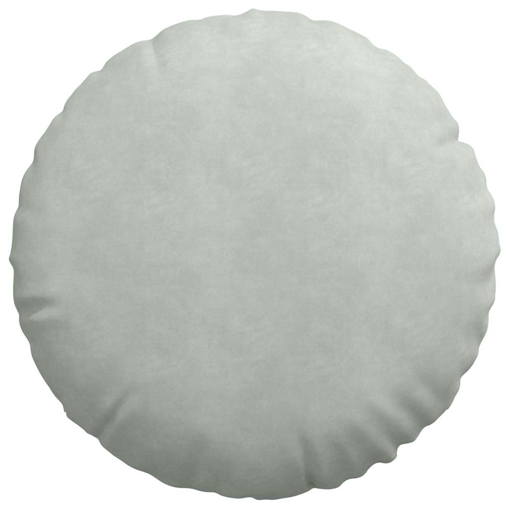 Cuscini per Seduta 2 pcs Grigio chiaro Ø 40 x 13 cm Velluto | homemem39