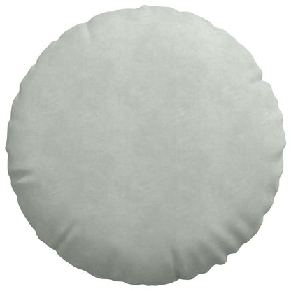 Cuscini per Seduta 2 pcs Grigio chiaro Ø 40 x 13 cm Velluto | homemem39