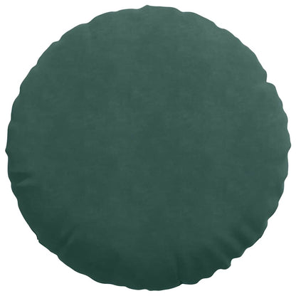 Cuscini per Seduta 2 pcs Verde Scuro Ø 80 x 29 cm Velluto | homemem39