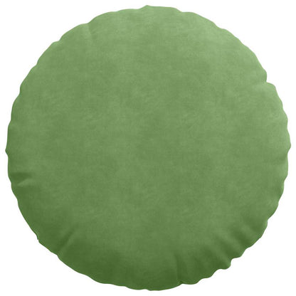 Cuscini per Seduta 2 pcs Verde chiaro Ø 40 x 13 cm Velluto | homemem39