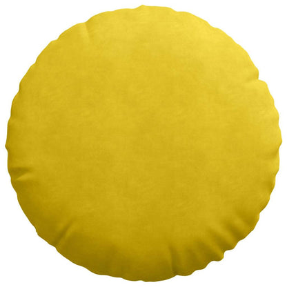 Cuscini per Seduta 2 pcs Giallo Ø 80 x 29 cm Velluto | homemem39