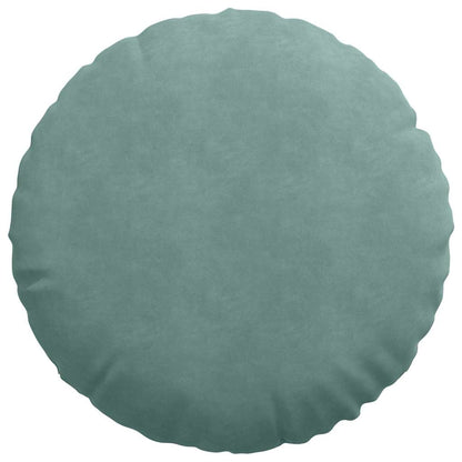 Cuscini per Seduta 2 pcs Verde Mare Ø 40 x 13 cm Velluto | homemem39
