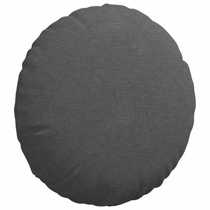 Cuscini per Seduta 2 pcs Grigio scuro Ø 80 cm Tessuto in Cords | homemem39