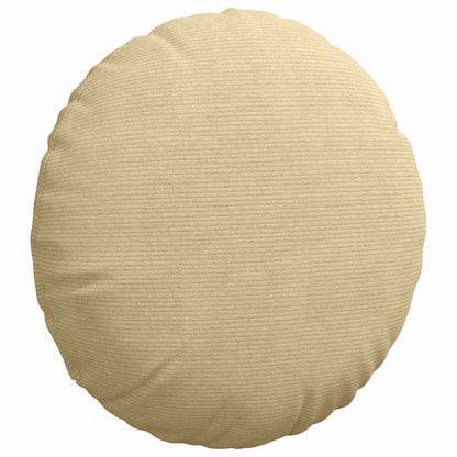 Cuscini per Seduta 2 pcs Grigio Verde Ø 80 cm Tessuto in Cords | homemem39