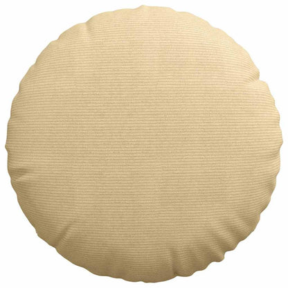 Cuscini per Seduta 2 pcs Grigio Verde Ø 80 cm Tessuto in Cords | homemem39