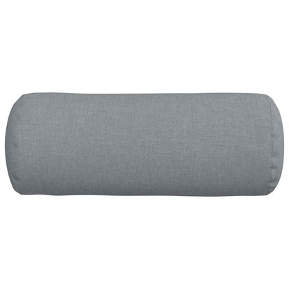 Cuscini a rullo 2 pcs Grigio chiaro Ø 15 x 40 cm Tessuto | homemem39