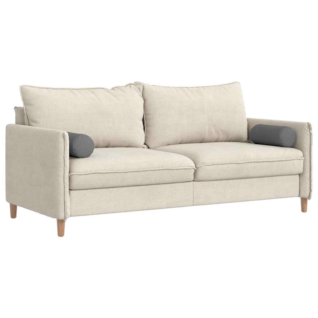 Cuscini a rullo 2 pcs Grigio scuro Ø 15 x 40 cm Tessuto