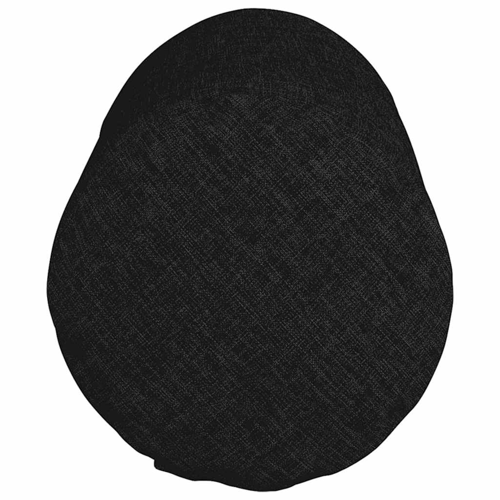 Cuscini a rullo 2 pcs Nero Ø 15 x 40 cm Tessuto
