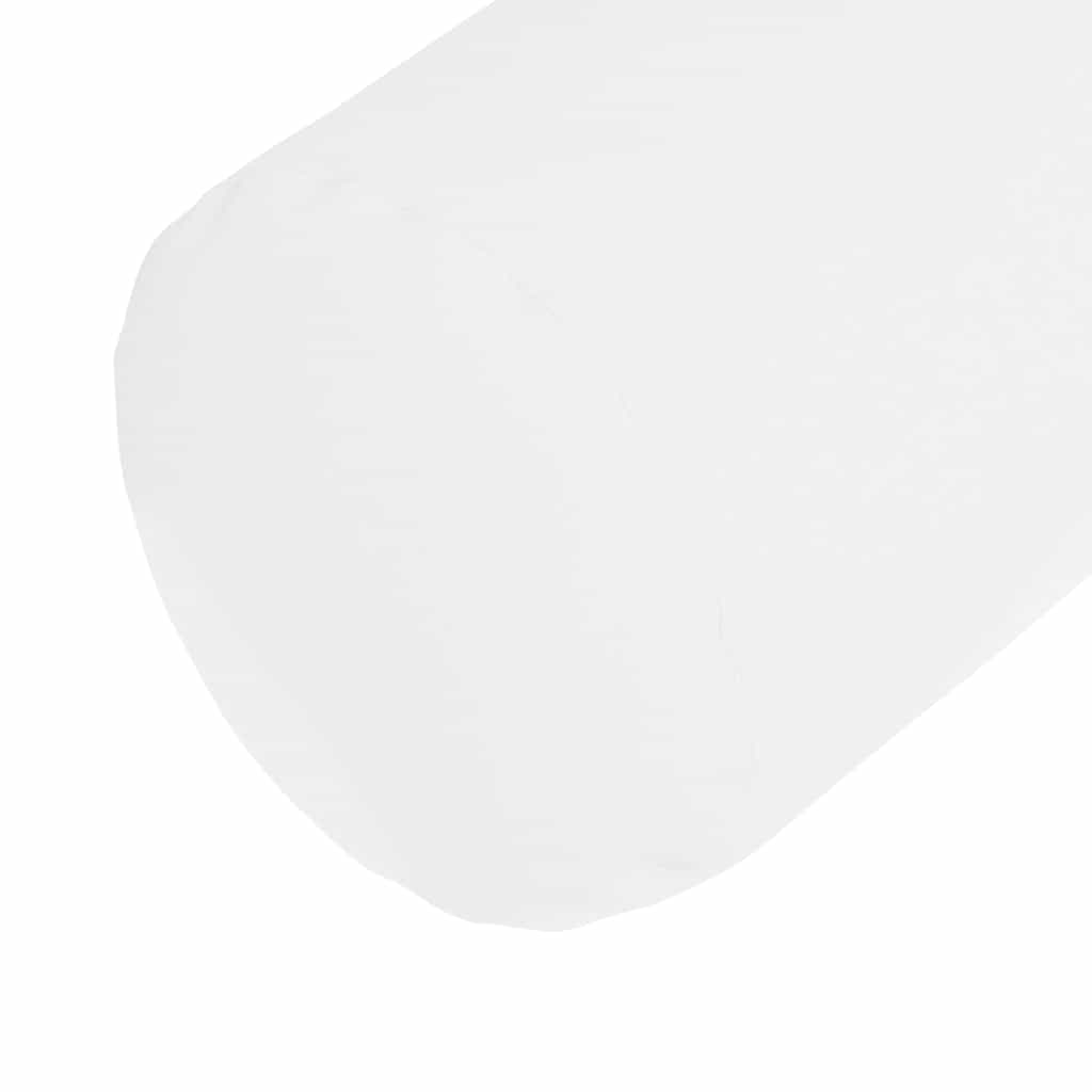 Cuscini a rullo 2 pcs Bianco Ø 15 x 40 cm Tessuto | homemem39