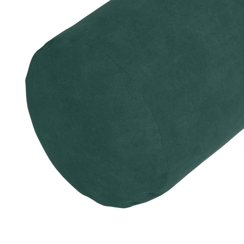 Cuscini a rullo 2 pcs Verde Scuro Ø 15 x 40 cm Tessuto in Cords | homemem39