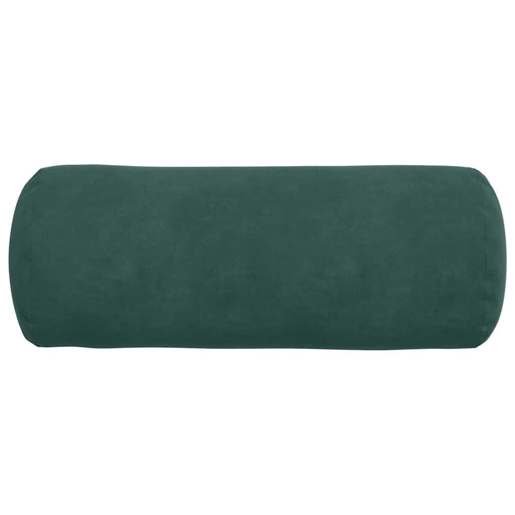 Cuscini a rullo 2 pcs Verde Scuro Ø 15 x 40 cm Tessuto in Cords | homemem39