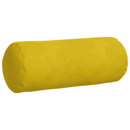 Cuscini a rullo 2 pcs Giallo Ø 15 x 40 cm Tessuto in Cords | homemem39