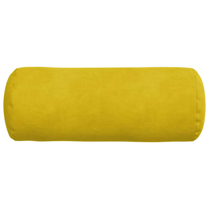 Cuscini a rullo 2 pcs Giallo Ø 15 x 40 cm Tessuto in Cords | homemem39