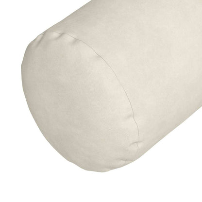 Cuscini a rullo 2 pcs Crema Ø 15 x 40 cm Tessuto in Cords | homemem39