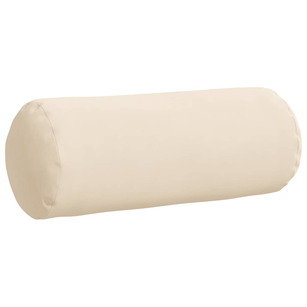 Cuscini a rullo 2 pcs Beige Ø 15 x 40 cm Tessuto in Microfibra | homemem39