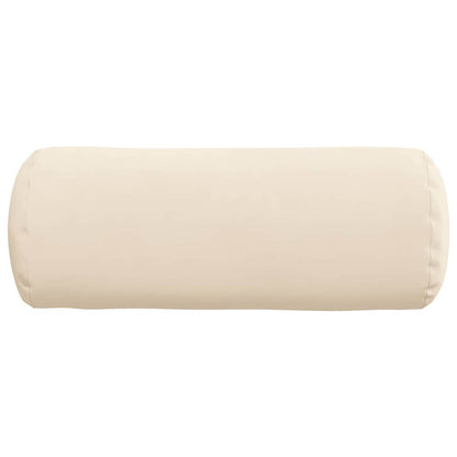 Cuscini a rullo 2 pcs Beige Ø 15 x 40 cm Tessuto in Microfibra | homemem39
