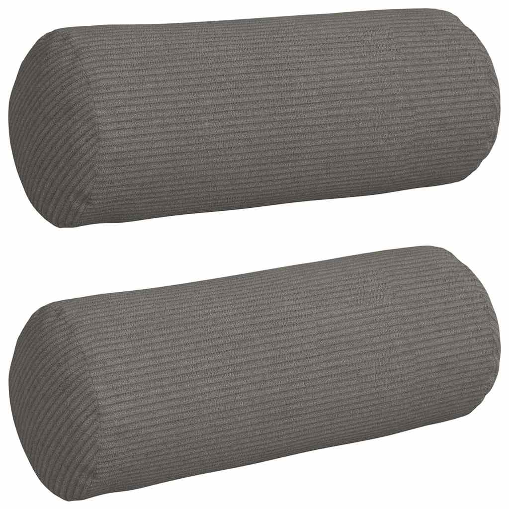 Cuscini a rullo 2 pcs Grigio chiaro Ø 15 x 40 cm | homemem39