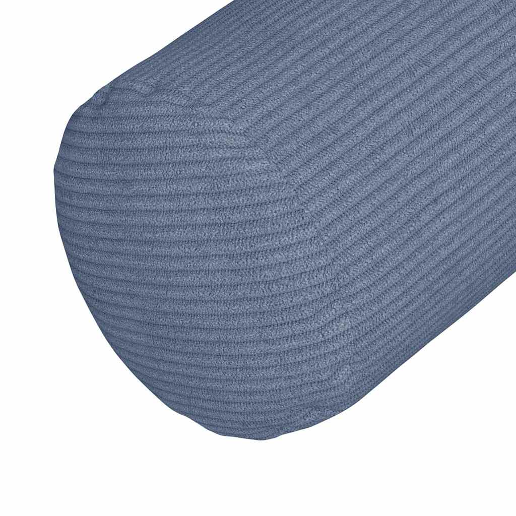 Cuscini a rullo 2 pcs Blu Ø 15 x 40 cm Tessuto in Cords | homemem39