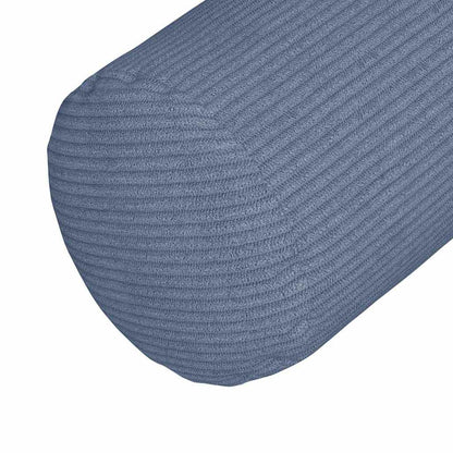 Cuscini a rullo 2 pcs Blu Ø 15 x 40 cm Tessuto in Cords | homemem39