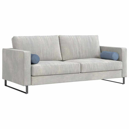Cuscini a rullo 2 pcs Blu Ø 15 x 40 cm Tessuto in Cords | homemem39